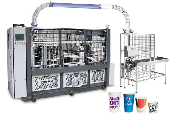 Machine de fabrication des gobelets en carton, DESPU-C160S