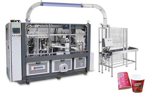Machine de fabrication des gobelets en carton, DESPU-C100