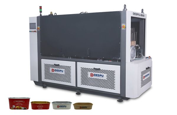 Machine de fabrication des récipients en carton, DESPU-B60